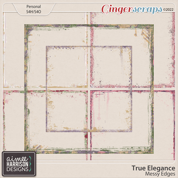 True Elegance Messy Edges by Aimee Harrison