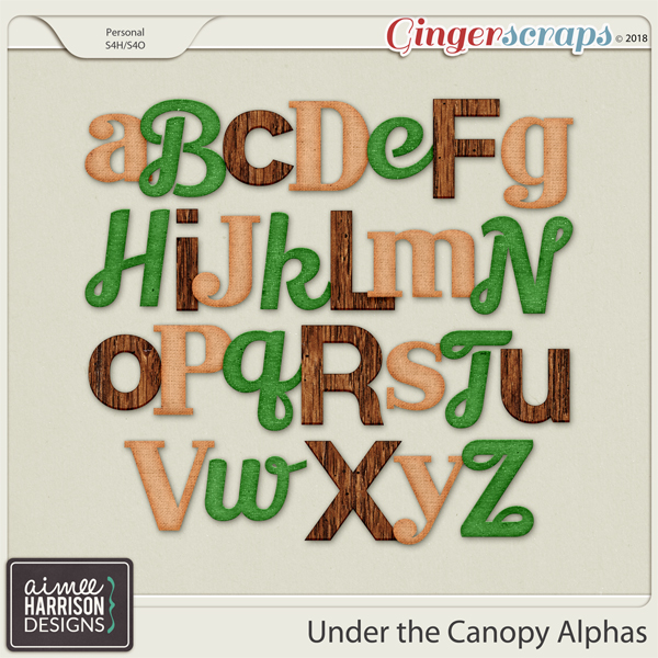 Under the Canopy Alpha Sets by Aimee Harrison