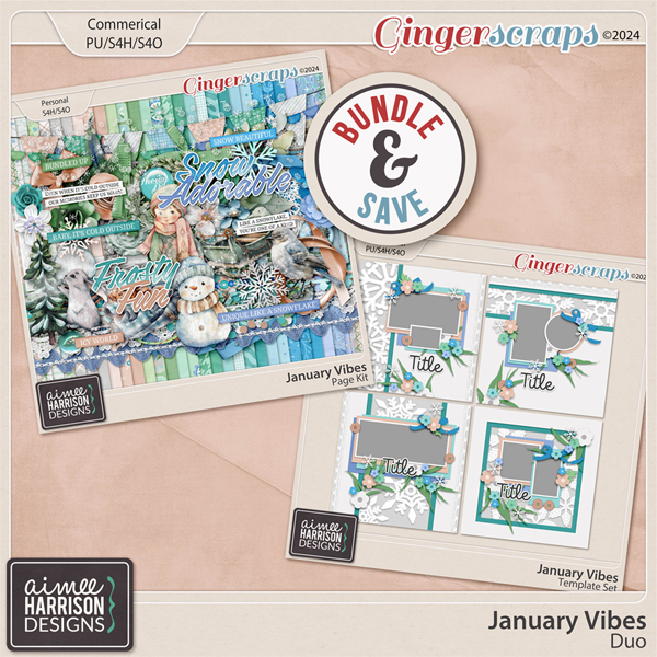 January Vibes Duo by Aimee Harrison