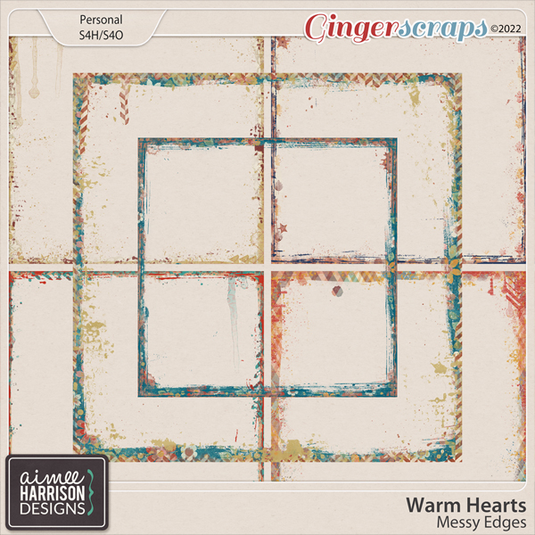 Warm Hearts Messy Edges by Aimee Harrison