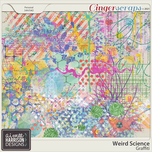 Weird Science Graffiti by Aimee Harrison