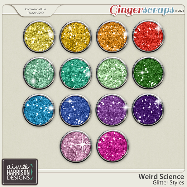 Weird Science Glitters by Aimee Harrison