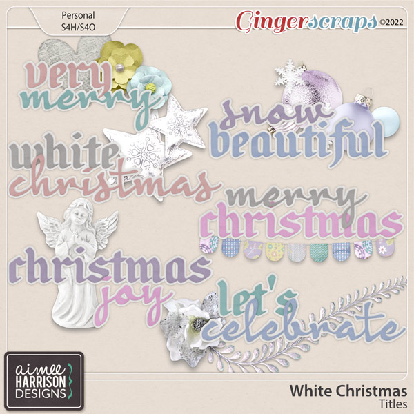 White Christmas Titles by Aimee Harrison