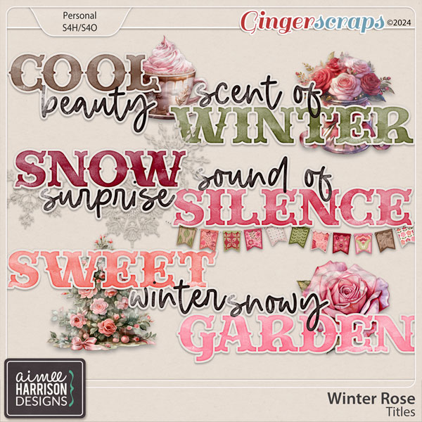 Winter Rose Titles by Aimee Harrison
