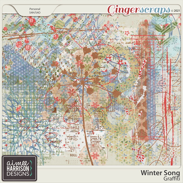 Winter Song Graffiti by Aimee Harrison