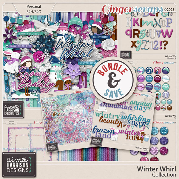 Winter Whirl Collection by Aimee Harrison