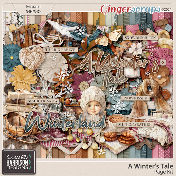 A Winter's Tale Page Kit by Aimee Harrison