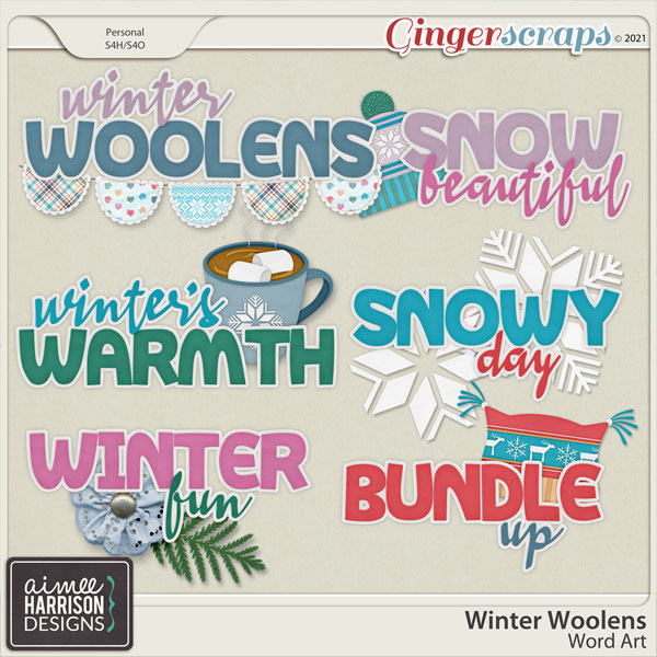 Winter Woolens Titles by Aimee Harrison