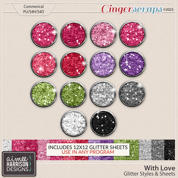 With Love Glitters by Aimee Harrison