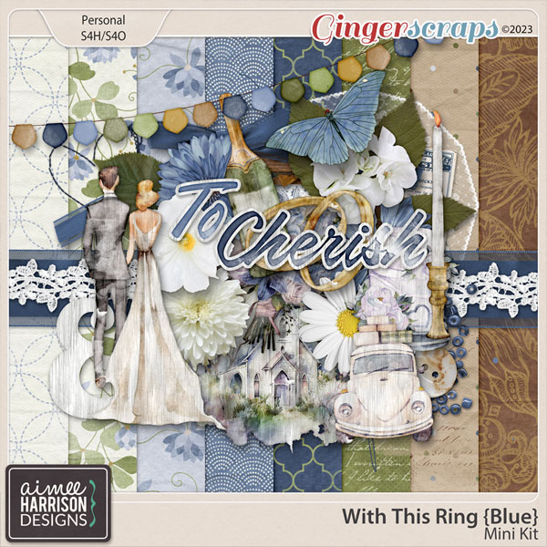 With This Ring Blue Mini Kit by Aimee Harrison