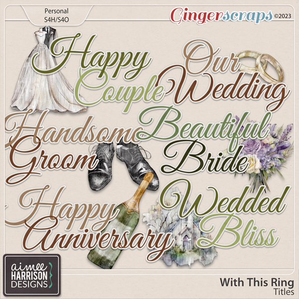 With This Ring Titles by Aimee Harrison