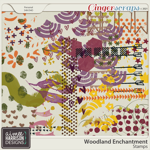 Woodland Enchantment Stamps by Aimee Harrison