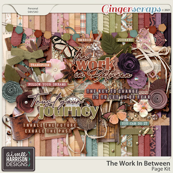 The Work In Between Page Kit by Aimee Harrison