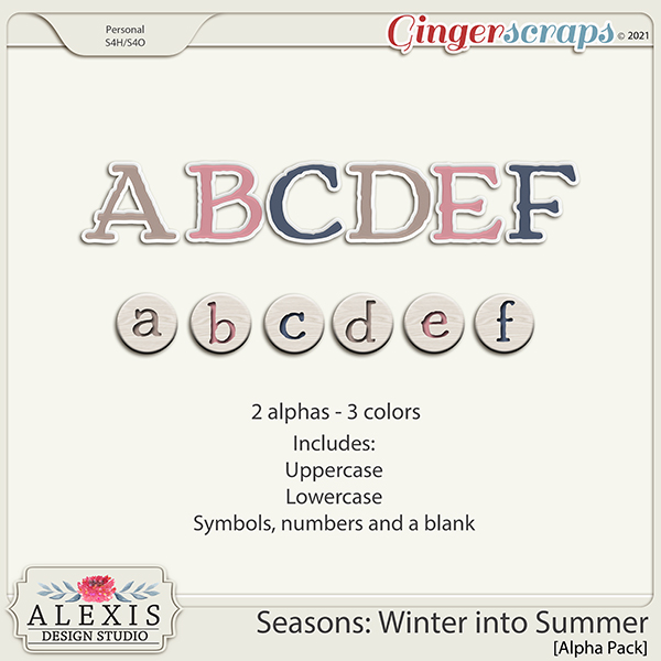 Seasons: Winter into Spring - Alphas