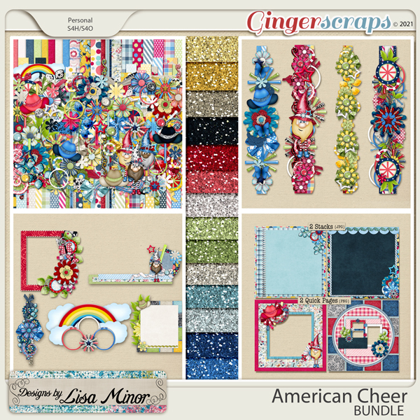American Cheer BUNDLE from Designs by Lisa Minor