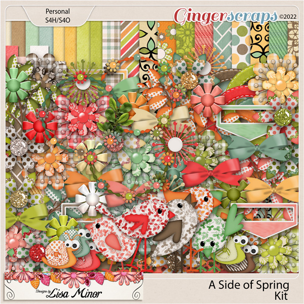 A Side of Spring from Designs by Lisa Minor