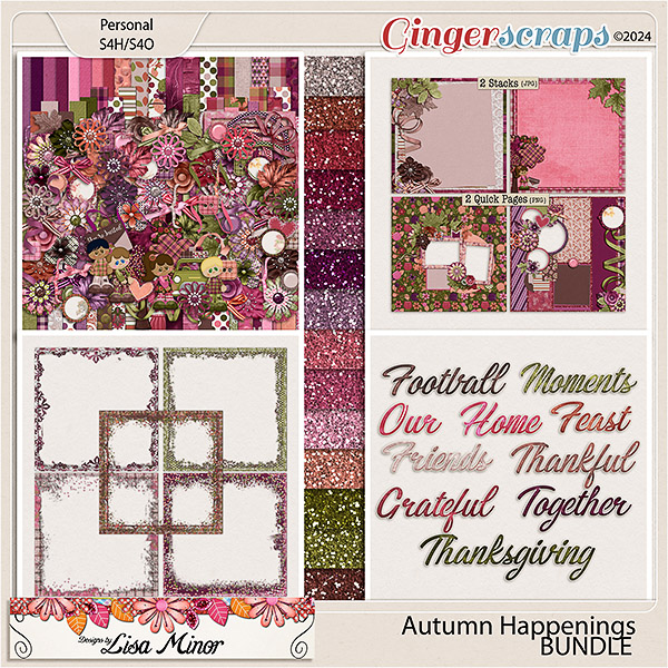 Autumn Happenings BUNDLE from Designs by Lisa Minor