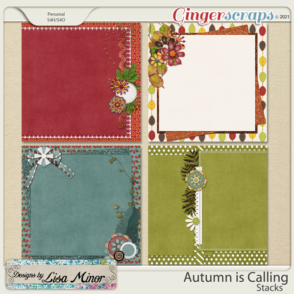 Autumn is Calling Stacks from Designs by Lisa Minor