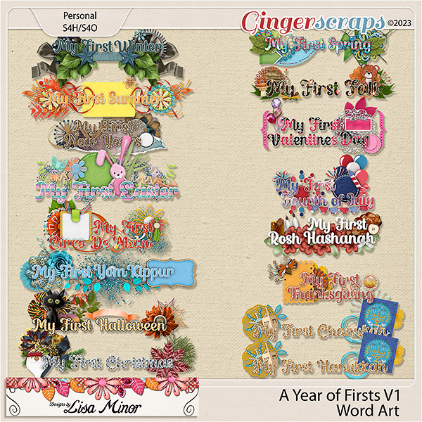 A Year of Firsts V1 from Designs by Lisa Minor