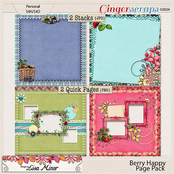 Berry Happy Page Pack from Designs by Lisa Minor