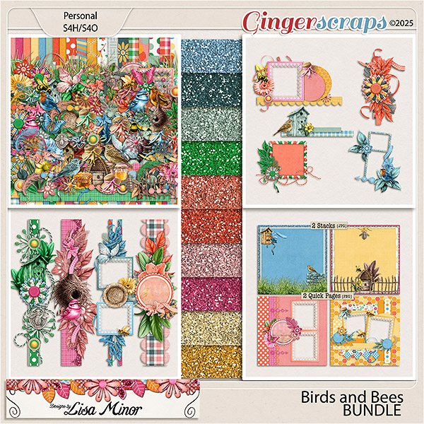 Birds and Bees BUNDLE from Designs by Lisa Minor