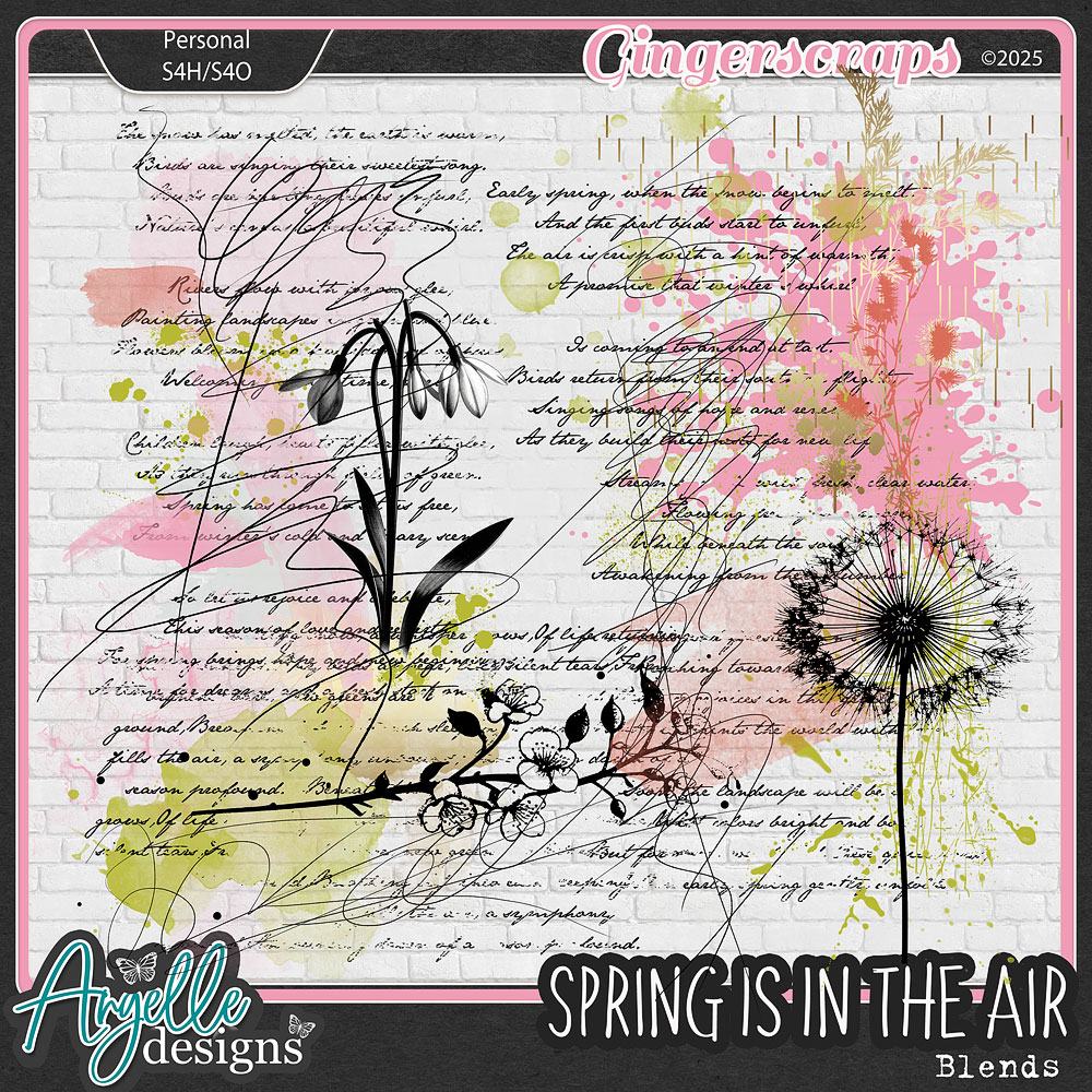 Spring Is In The Air. Blends by Angelle Designs