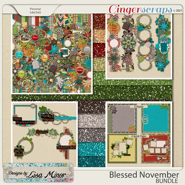 Blessed November BUNDLE from Designs by Lisa Minor