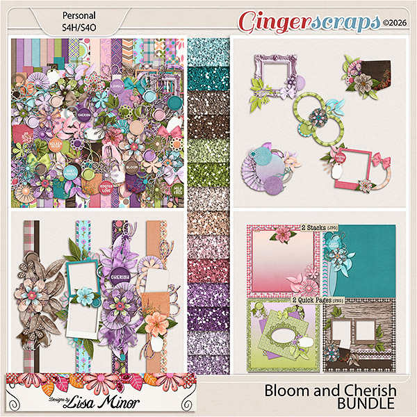 Bloom and Cherish BUNDLE from Designs by Lisa Minor