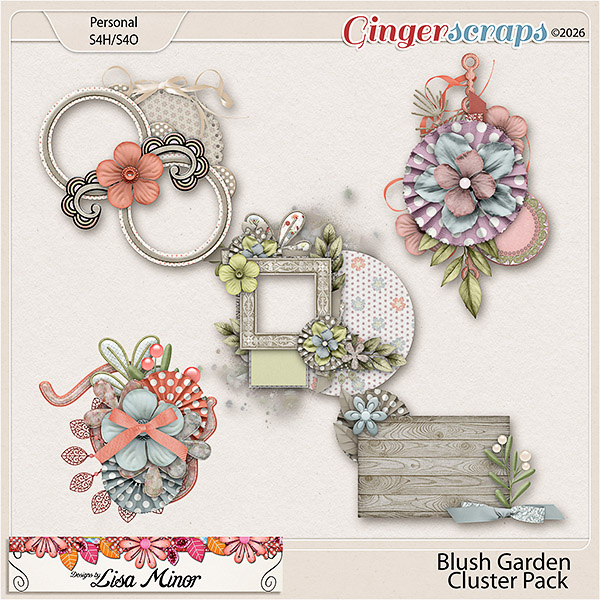 Blush Garden Cluster Pack from Designs by Lisa Minor