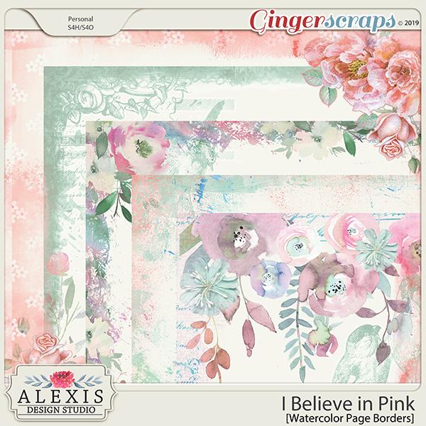 I Believe in Pink - Page Borders