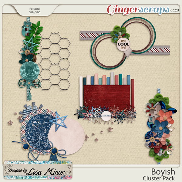 Boyish Cluster Pack from Designs by Lisa Minor