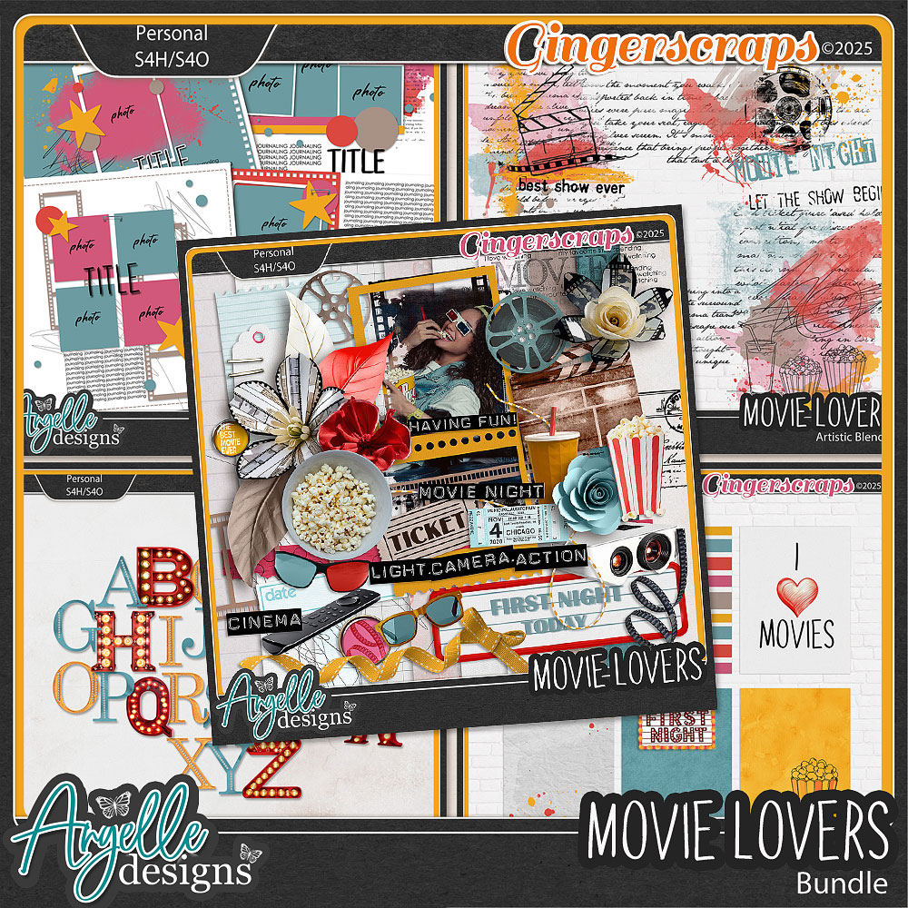 "Movie Lovers"  Bundle by Angelle Designs