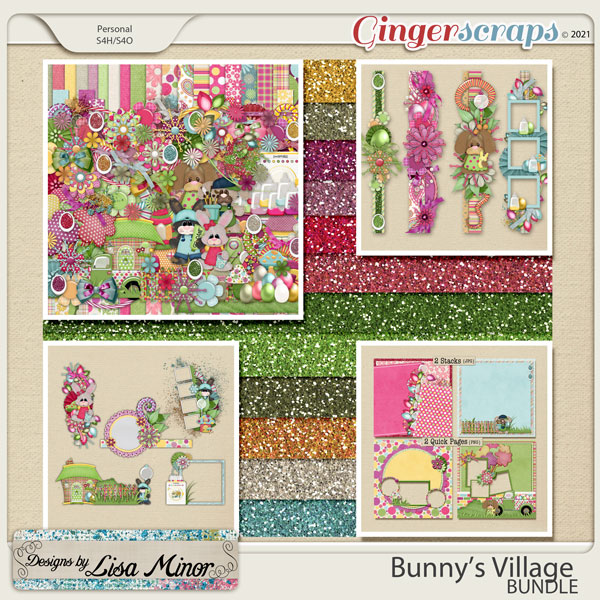 Bunny's Village BUNDLE from Designs by Lisa Minor