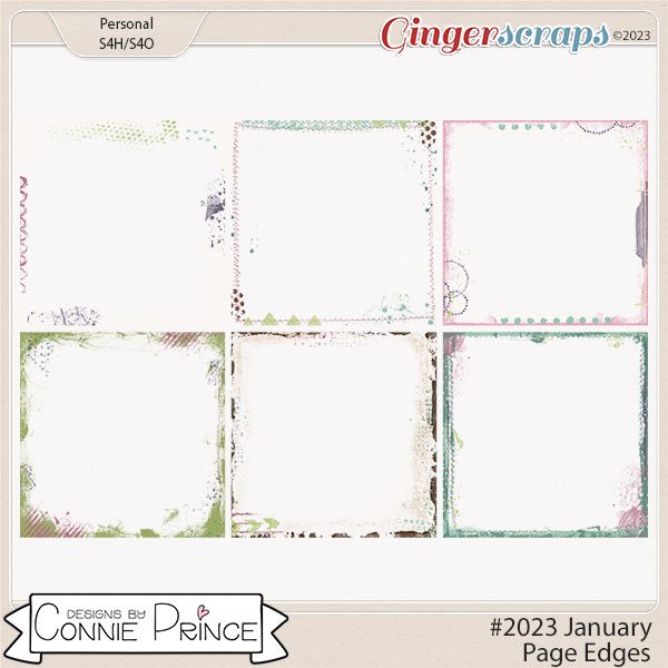 #2023 January - Page Edges by Connie Prince