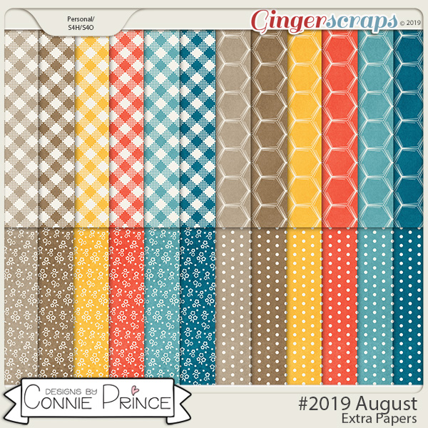 #2019 August - Extra Papers by Connie Prince