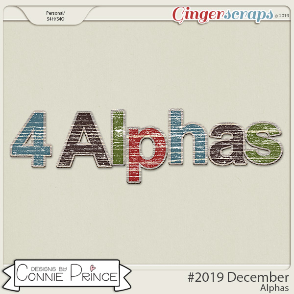 #2019 December - Alpha Pack AddOn by Connie Prince