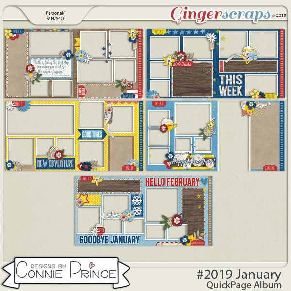 #2019 January - Quick Pages by Connie Prince