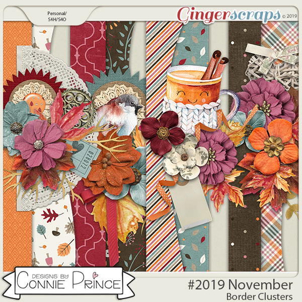 #2019 November - Border Clusters by Connie Prince