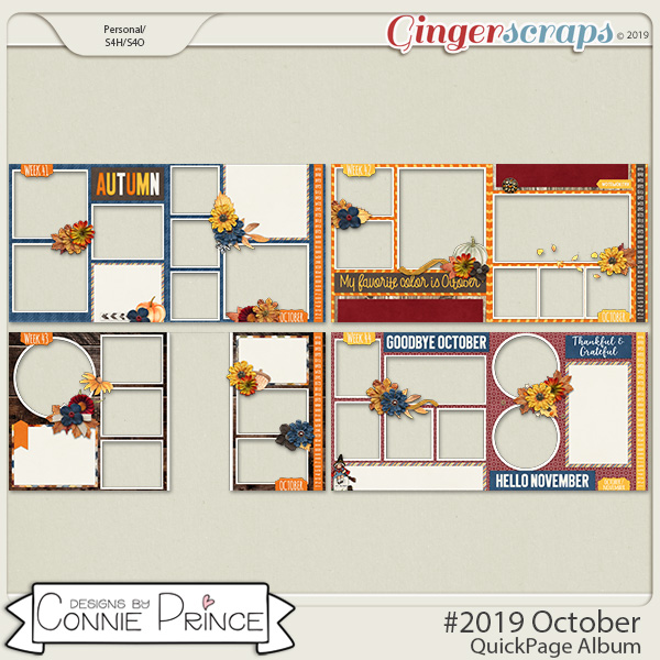 #2019 October - Quick Pages by Connie Prince