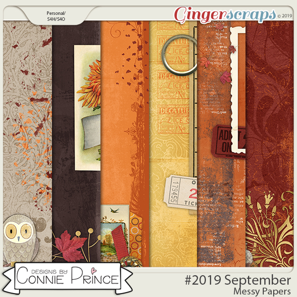 #2019 September - Messy Papers by Connie Prince