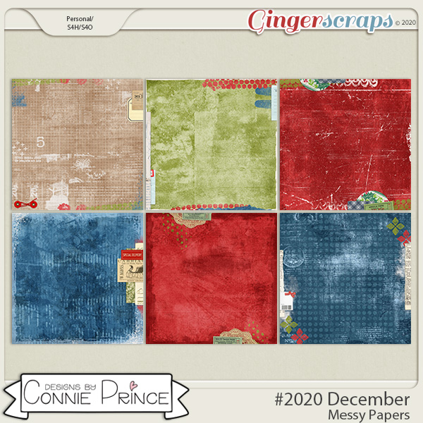 #2020 December - Messy Papers by Connie Prince