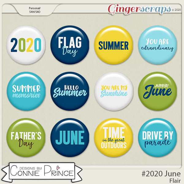 #2020 June - Flair Pack by Connie Prince