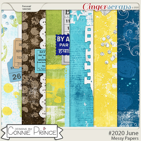 #2020 June - Messy Papers by Connie Prince