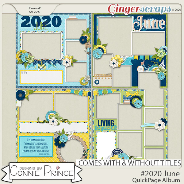 #2020 June - Quick Pages by Connie Prince