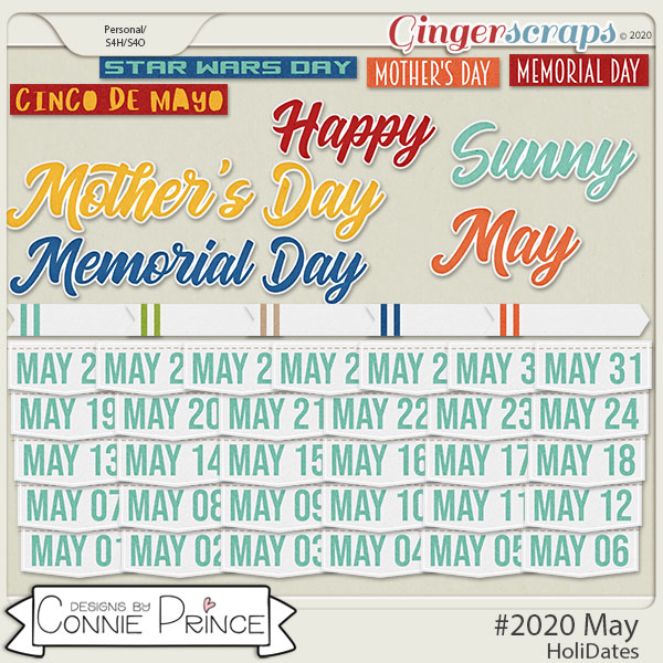 #2020 May - HoliDates by Connie Prince