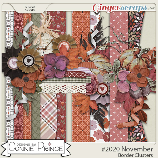 #2020 November - Border Clusters by Connie Prince