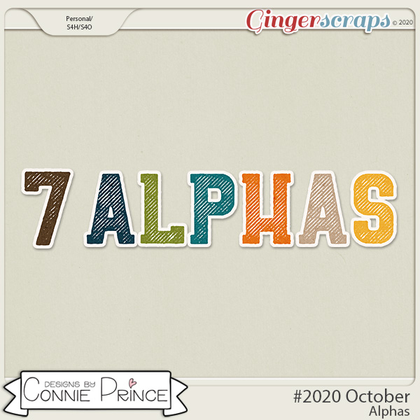 #2020 October - Alpha Pack AddOn by Connie Prince