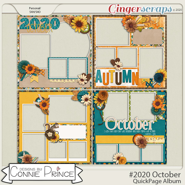 #2020 October - Quick Pages by Connie Prince