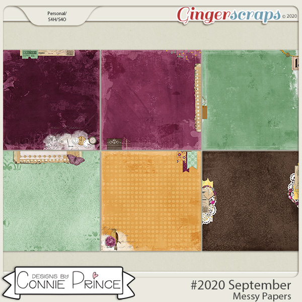 #2020 September - Messy Papers by Connie Prince