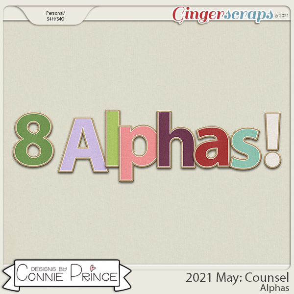 2021 May: Counsel Bonus Alphas by North Meets South Studios